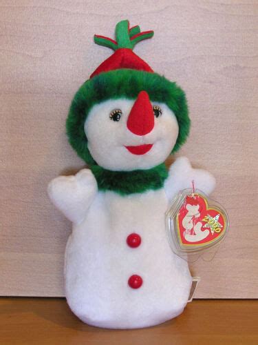 Ty Beanie Babies Ty 2000 Snowgirl Snowman Ebay