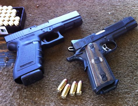 Glock 21 Vs Kimber 1911 Range Report