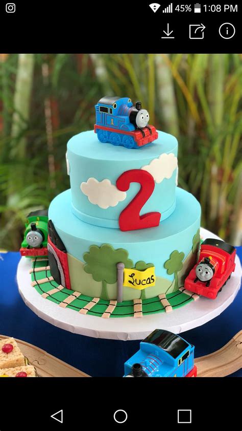 Thomas the train Cake - Decorated Cake by Rosa - CakesDecor