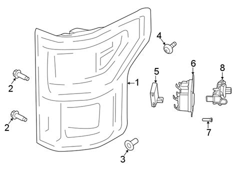 Ford F-150 Tail Light Assembly (Rear) - NL3Z13404F | North Park Lincoln, San Antonio TX