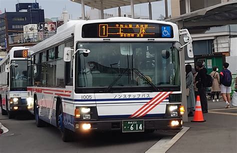 No．3022 分割の行先表示から一つの行先表示へ変わりました、4月からの長崎バス行先表示の変化 コウさんのコウ通大百科 Part3