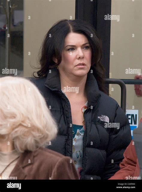 Lauren Graham On Set Of Her New Film The Dream Of The Romans