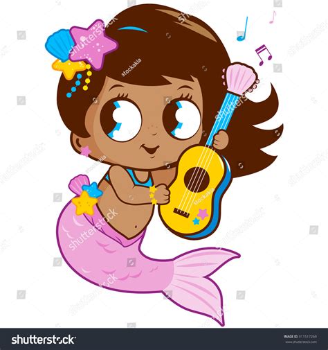 Mermaid Cartoon Charactering Images Stock Photos Vectors