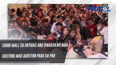 Isang Mall Sa Ortigas Ang Dinagsa Ng Mga Gustong Mag Audition Para Sa