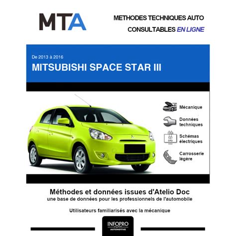 Mta Mitsubishi Space Star Iii Phase Hayon Portes