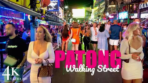 4KPhuket 2023 Patong Beach Bangla Road Cheerful Street Walking Tour