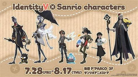 Identity V In Sanrio Characters Identity Fan Art