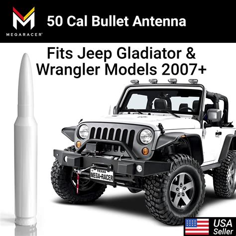 Mega Racer Jeep Wrangler Gladiator Cal Bullet Antenna