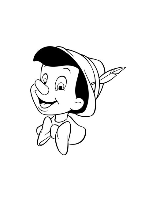 Coloriages Pinocchio Films d animation Dessins à colorier