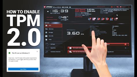 How To Enable Tpm In Bios Tpm Windows Msi Intel And Amd Vrogue