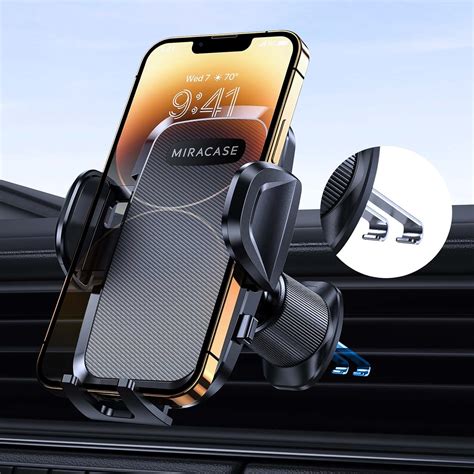 Miracase Phone Holders For Your Car With Upgraded Double