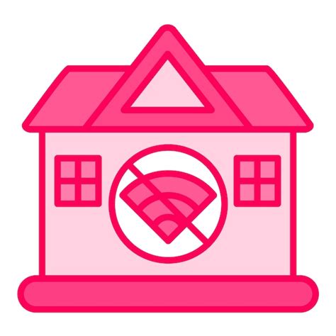 No Wifi Imagen Vectorial De Icono De La Casa Se Puede Usar Para