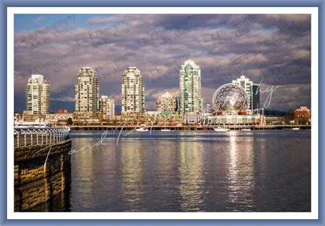 SKYLINE PHOTO Vancouver City Scape City Photo Water - Etsy