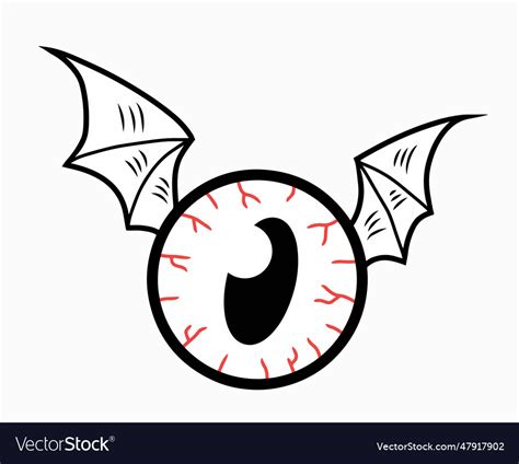 Bat eye Royalty Free Vector Image - VectorStock