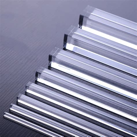 Custom Clear Transparent Square Acrylic Plexiglass Acrylic Rod Bar