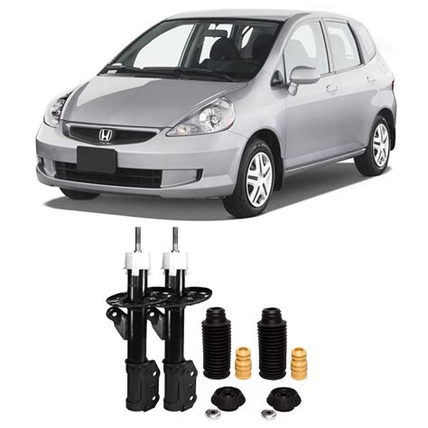 Amortecedor Kit Batente Honda Fit Dianteiro At O Par No