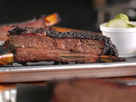 Porter S Smoked Dino Beef Ribs Recipe Food Network