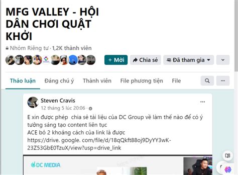 Chia sẻ tài liệu của DC Group về làm thế nào để có ý tưởng sáng tạo