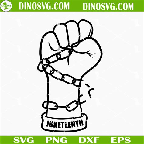 Juneteenth Fist Hand SVG Black History SVG BLM SVG Black Lives