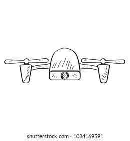 Drone Toy Sketch Stock Vector Royalty Free Shutterstock