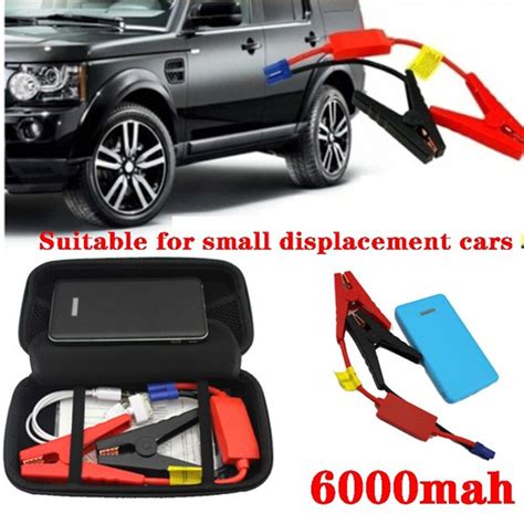 12v Power Bank Portable Charging 6000 Mah Car Jump Starter Emergency