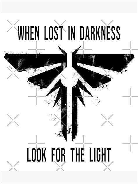 When Lost In Darkness Look For The Light Fireflies Poster For Sale