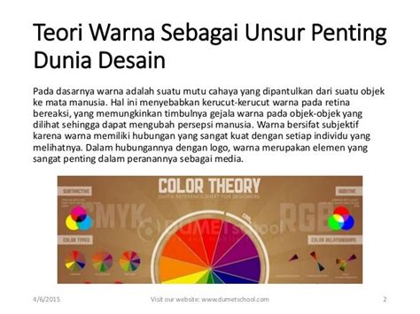 Kursus Desain Grafis Teori Warna Sebagai Unsur Penting Dunia Desain