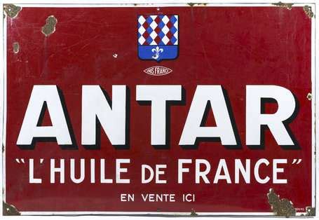 Antar L Huile De France Plaque Maill E Rebords X Cm Vente