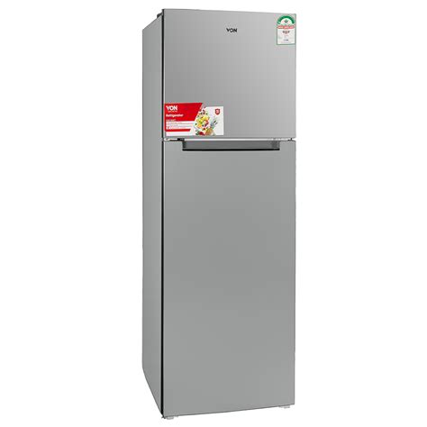 Von Vart 36nhs Double Door Fridge 251l Silver Sophies Online Shopping