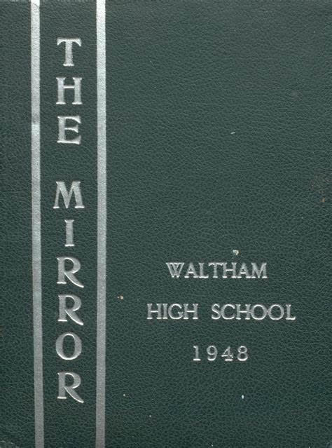 1948 yearbook from Waltham High School from Waltham, Massachusetts