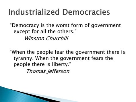 Industrialized Democracies