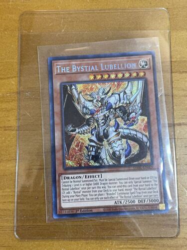 Yu Gi Oh Tcg The Bystial Lubellion Darkwing Blast Dabl En St