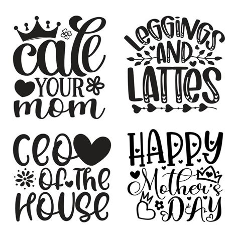 Premium Vector Happy Mothers Day Tshirt And Svg Design Bundle Mom