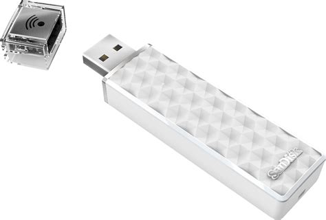 Sandisk Connect 200gb Usb 20 Type A Wireless Flash Drive White Sdws4