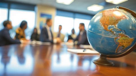 Free Global Business Meeting Image Business Globe Meeting