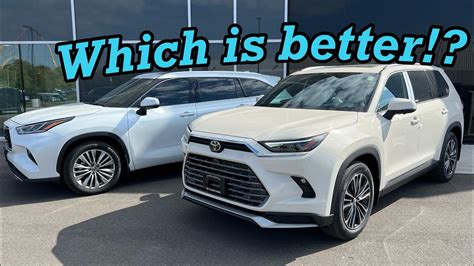 Toyota Highlander Platinum Vs Grand Highlander Platinum Whats The