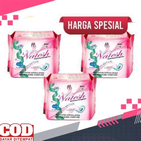 Jual Paket Hemat Pembalut Herbal Natesh Pantyliner Kk Indonesia Bebas