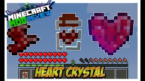 Heart Crystal Mod OBTÉN MAS DE 10 CORAZONES Minecraft 1 7 10 1 6 4