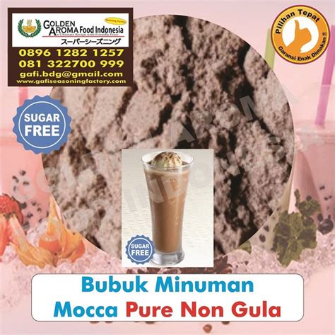 Jual Bubuk Minuman Mocca Pure Non Gula Kg Bubuk Moccacino Drinking