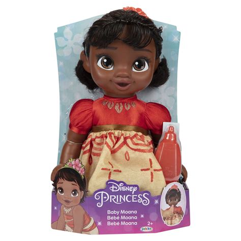 Disney Princess Soft Toddler Moana Doll, Deluxe 8 inch, Includes Tiara ...