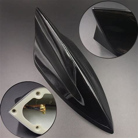 Antenne Black Antenne De Signal Aileron De Requin Pour Toit De Voiture