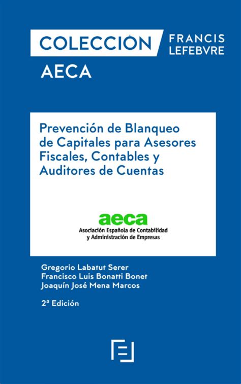 Libro Prevenci N De Blanqueo De Capitales Para Asesores Fiscales