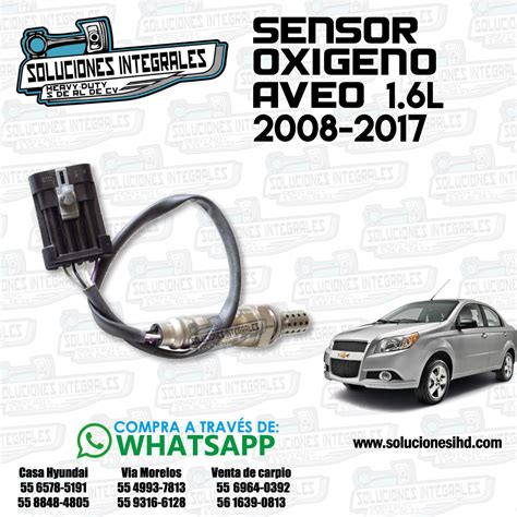 SENSOR OXIGENO AVEO 1 6L 06 17 Soluciones IHD