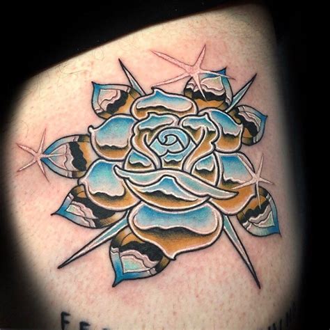 Tattoo Snob Tattoosnob Posted On Instagram Chrome Rose Tattoo By