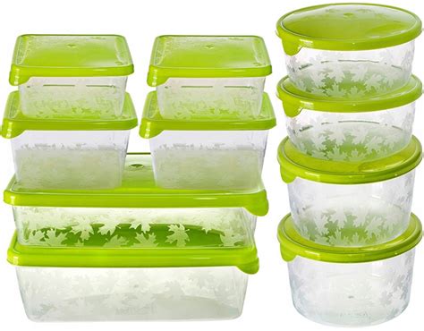 BRANQ Pojemniki na żywność plastikowe pudełka lunch box 10