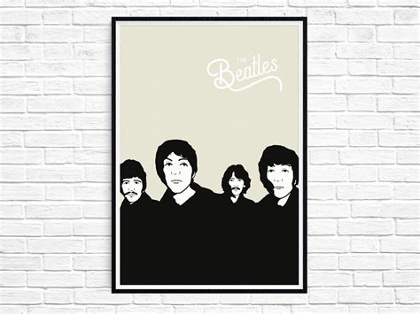 The Beatles John Paul George Ringo Modern Wall Art - Etsy