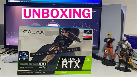 Unboxing da placa de vídeo GALAX RTX 3060 comprada na Amazon YouTube