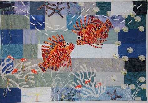 Quilt Fest Themenwelt Unterwasserquilts Patchworkgilde Austria