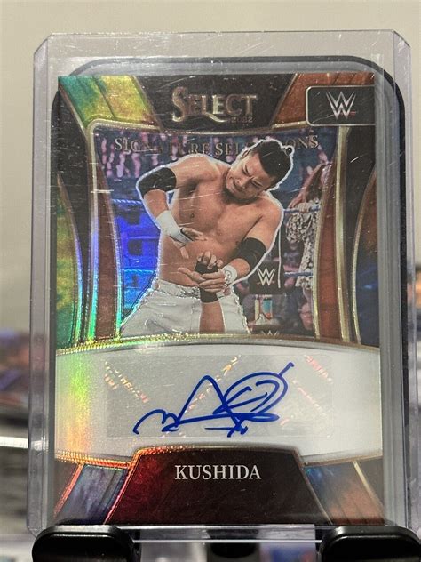 Panini Select Wwe Signature Selections Kushida Tie Dye Autograph