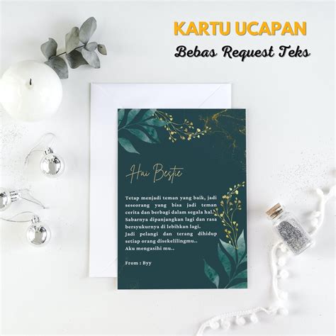 Jual Request Tulisan Kartu Ucapan Untuk Wisuda Pernikahan Wedding